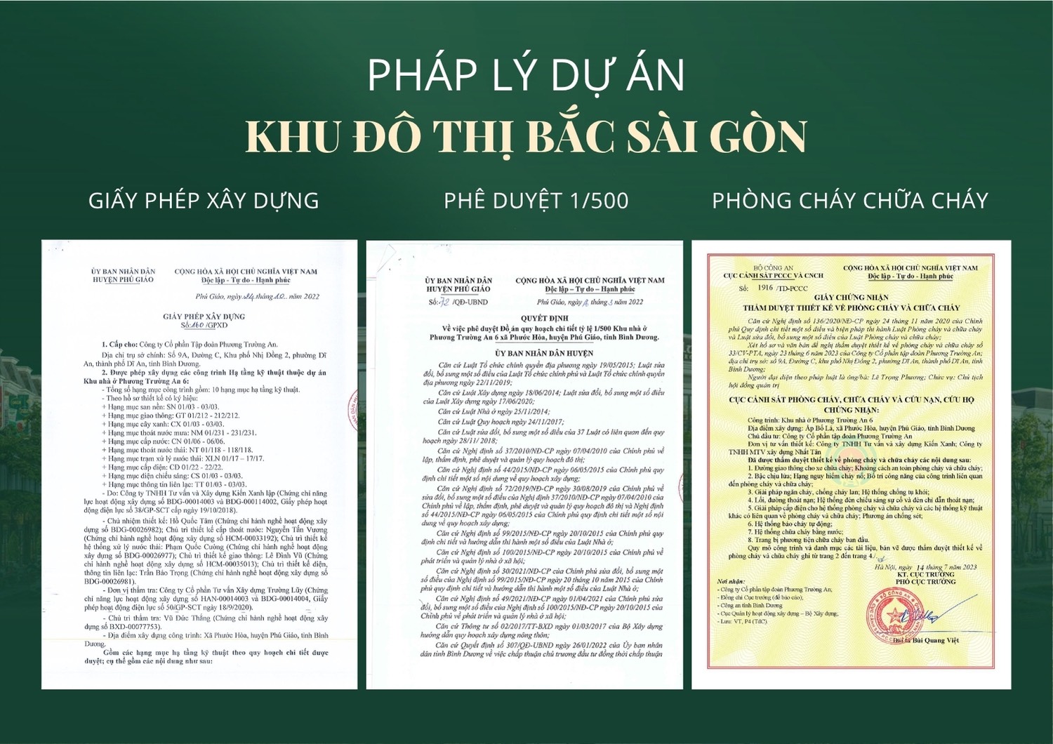 phap ly du an khu do thi bac sai gon