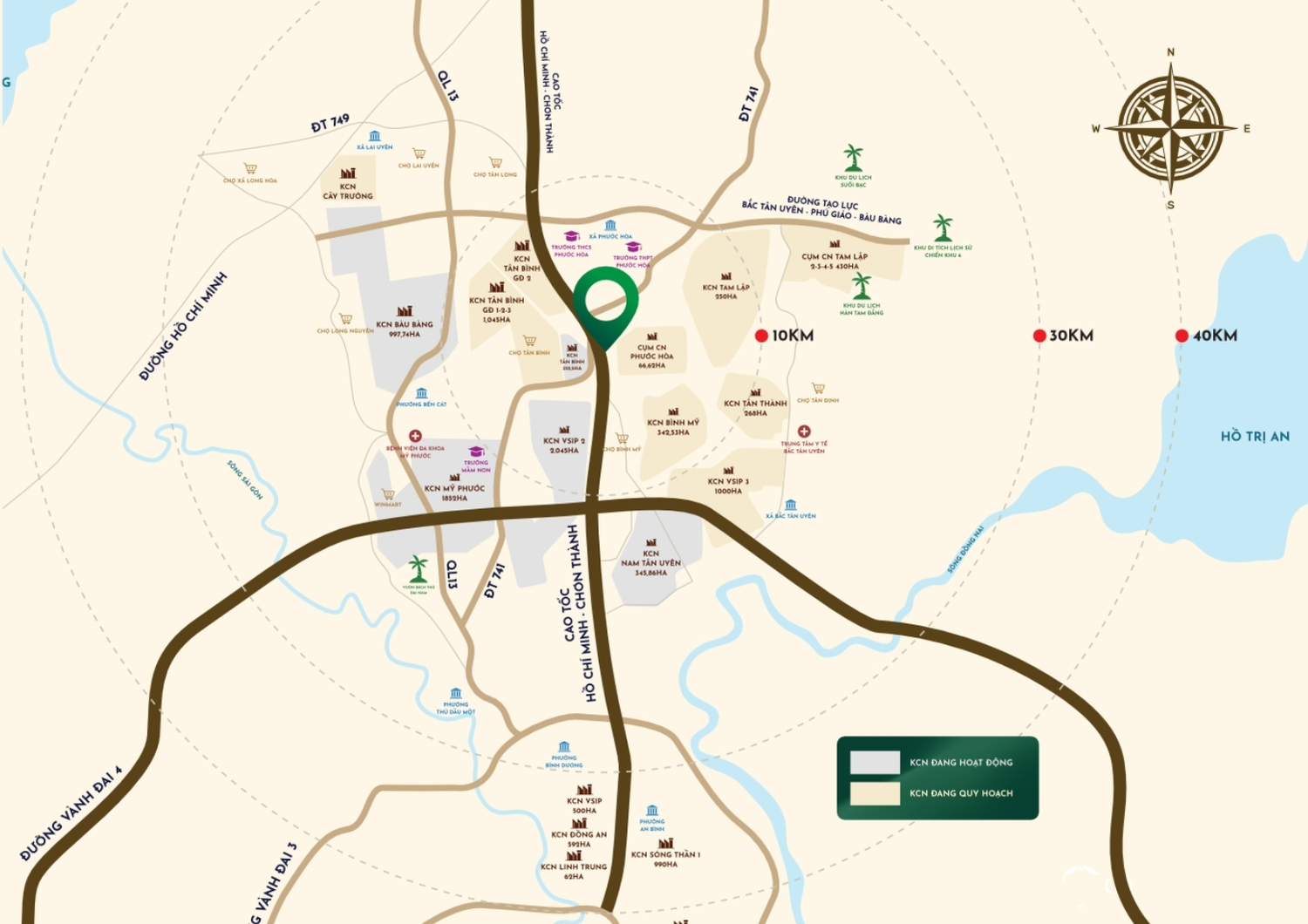 vi tri khu do thi bac sai gon